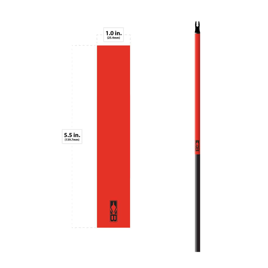 Bohning Solid Color Arrow Wraps 5.5" (Small 17/64) Lancaster Archery